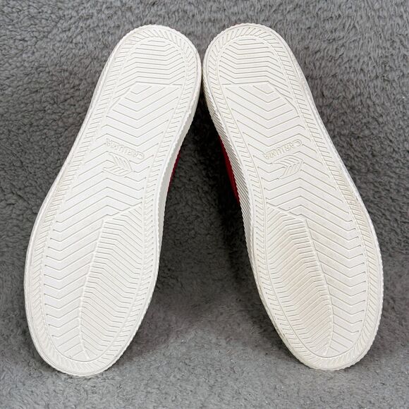 Cariuma Pantone Viva Magenta Womens Size 8 High Top Sneakers Shoes Red Canvas - Picture 7 of 9